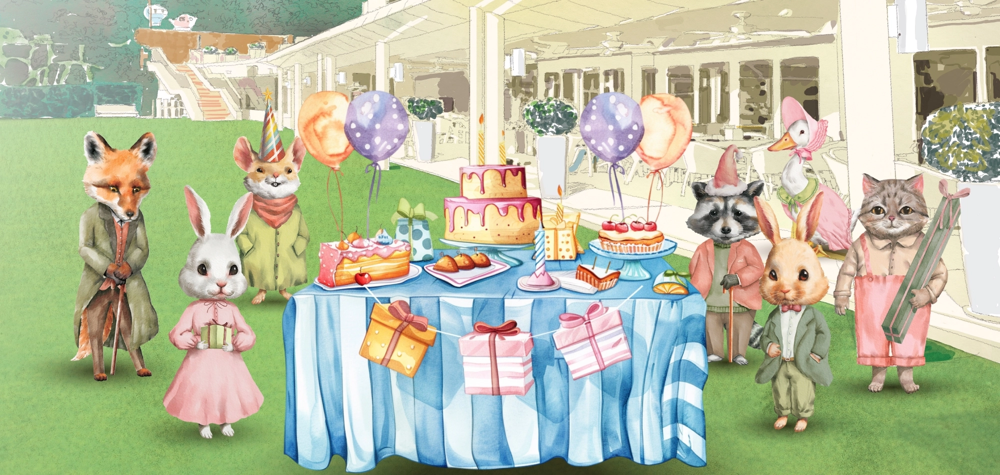 2025 Dec Brilliant Kids Parties Package Garden Room Web banner