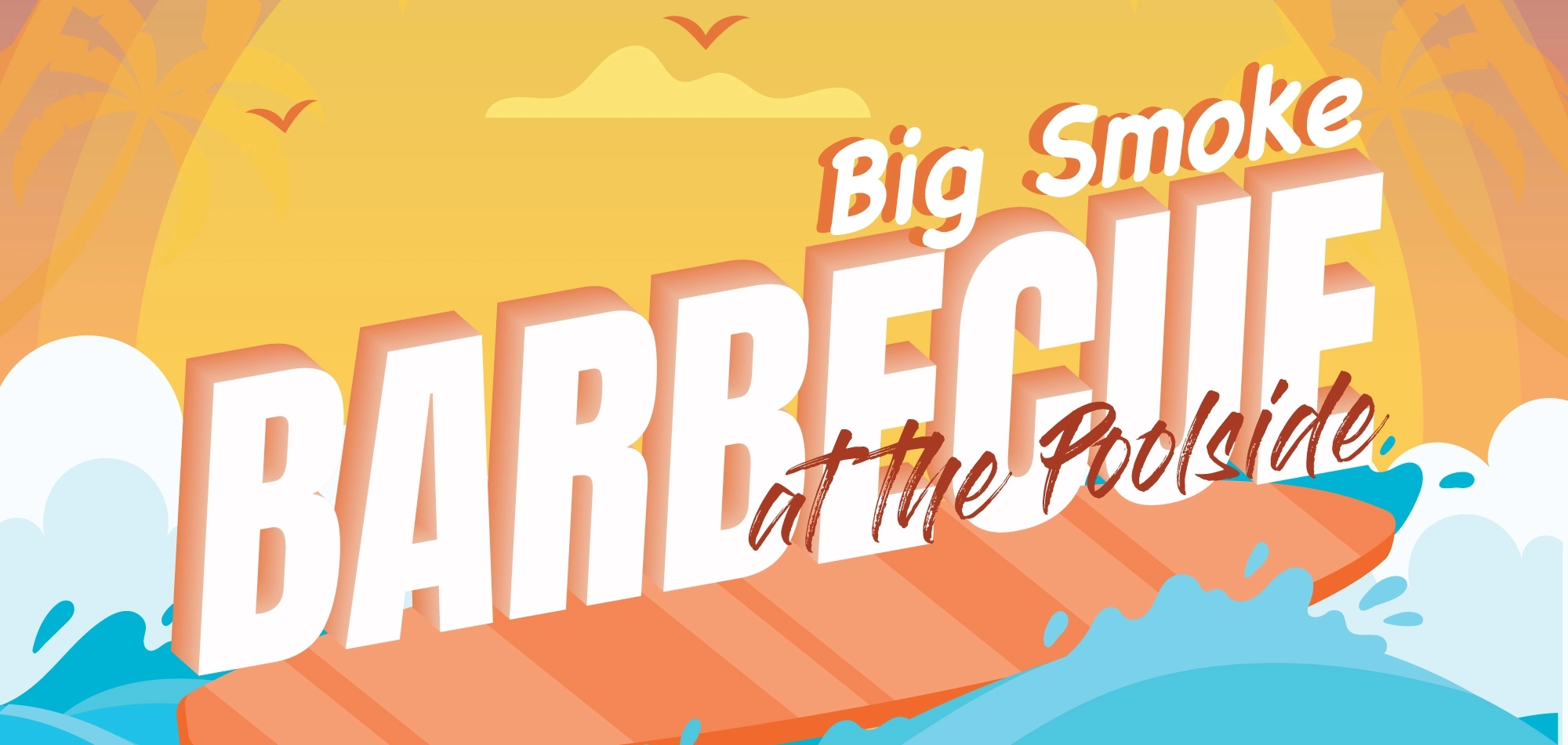 Poolside Big Smoke BBQ Web banner